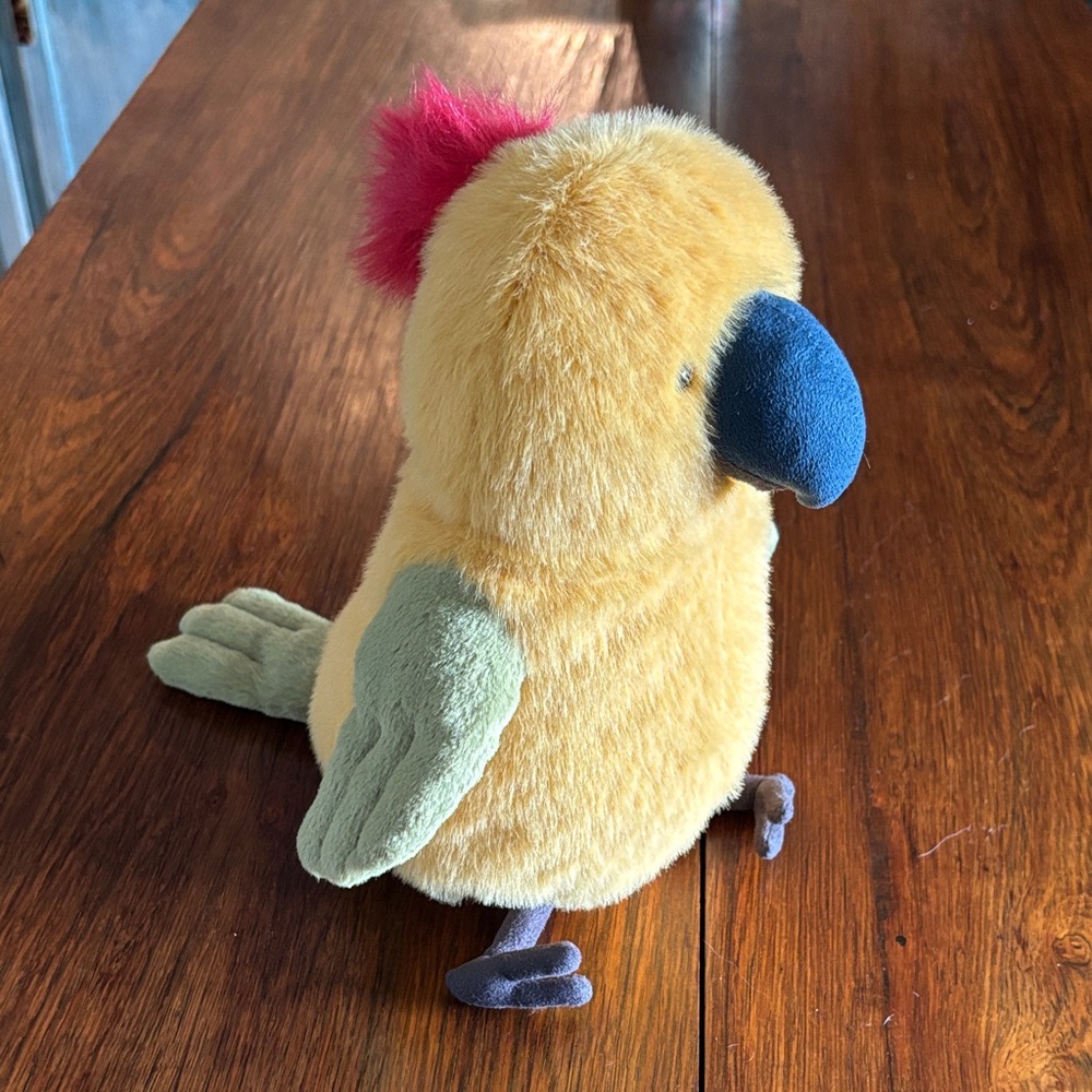 🦜 Jellycat Budgeby Parrot Plush NWT